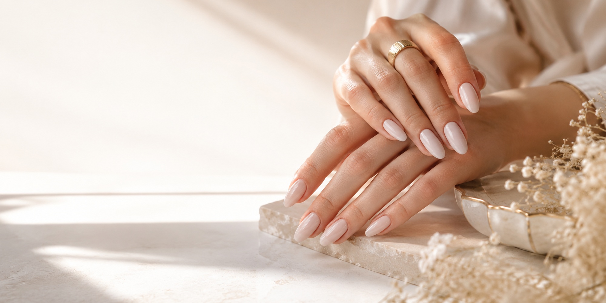 Elegant manicure at Chloe Nail Spa Chelsea