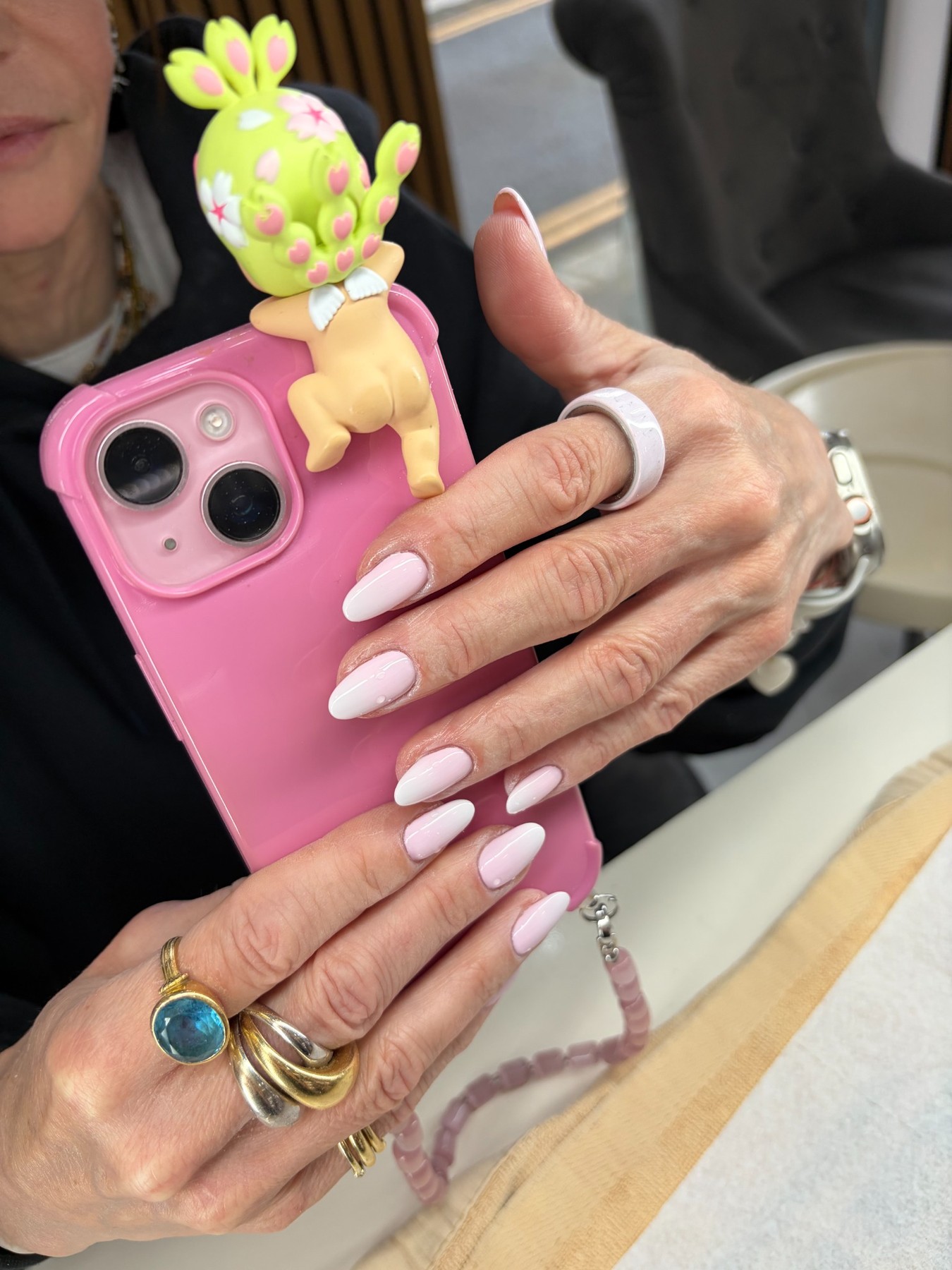 Soft Pink Almond at Chloe Nail Spa